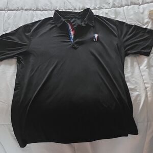 Classic Black Polo Shirt with Accent Details